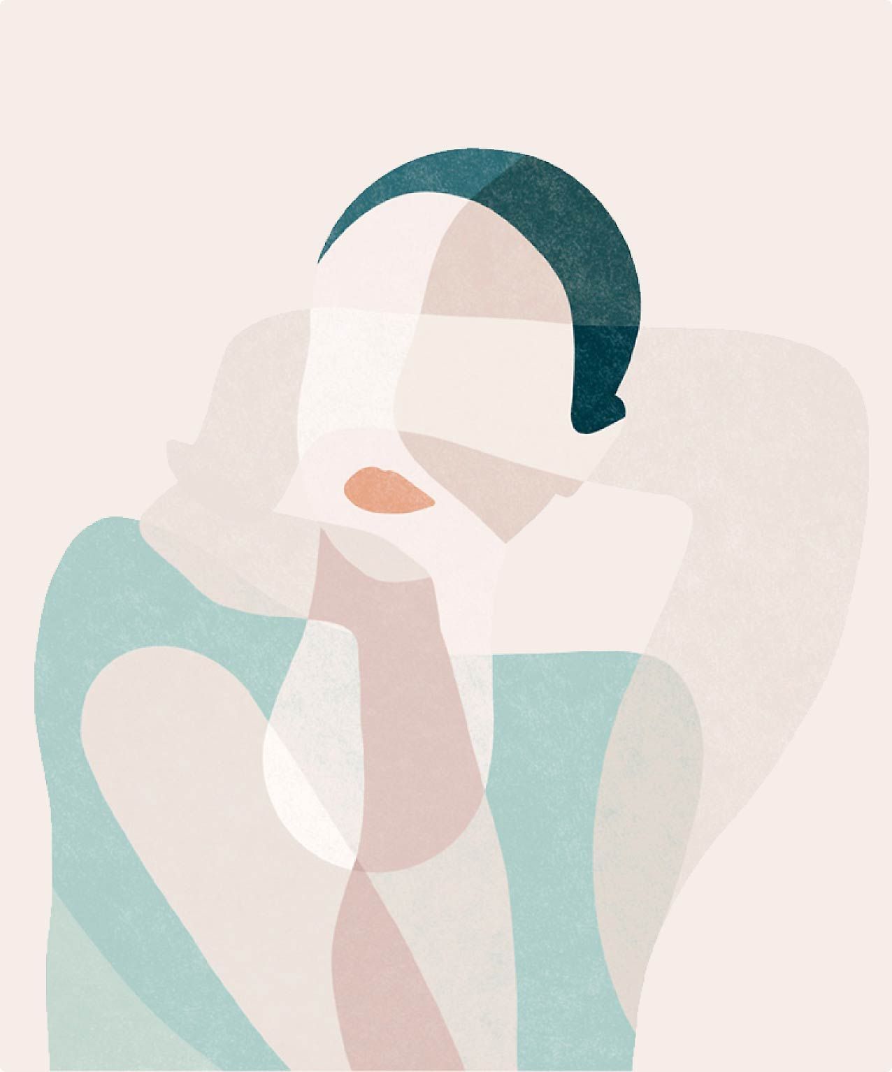 Illustration of woman